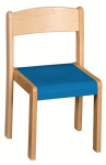 Dřevěné židle pro mateřské školy s umakartovým sedákem