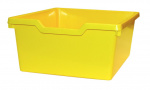 pastelově žlutá  - Skříňka se 2 vloženými policemi a 9 plast. zásuvkami