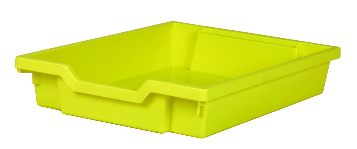 Plastová zásuvka SINGLE - žlutá Gratnells