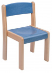 Stohovatelná židle TIM - mořený sedák a opěrák | výška 18 cm, výška 20 cm, výška 22 cm, výška 26 cm, výška 30 cm, výška 34 cm, výška 38 cm, výška 42 cm, výška 46 cm