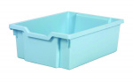 Plastová zásuvka DOUBLE - pastelovo modrá
