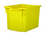 Plastová zásuvka JUMBO - žlutá