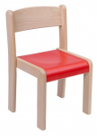 Stohovatelná židle VIGO - barevný umakartový sedák
