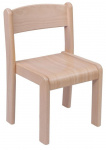 Stohovatelná židle VIGO - umakartový sedák dekor buk | výška 18 cm, výška 20 cm, výška 22 cm, výška 26 cm, výška 30 cm, výška 34 cm, výška 38 cm