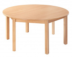 Kulatý stůl průměr 120 cm, volitelná barva stolové desky | výška 36 cm, výška 40 cm, výška 46 cm, výška 52 cm, výška 58 cm, výška 64 cm, výška 70 cm, výška 76 cm