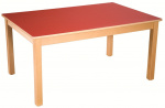 Stůl 150 x 90 cm, volitelná barva dekoru desky, | výška 36 cm, výška 40 cm, výška 46 cm, výška 52 cm, výška 58 cm, výška 64 cm, výška 70cm, výška 76 cm