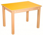 Stůl 70 x 50 cm, volitelná barva stolové desky | výška 36 cm, výška 40 cm, výška 46 cm, výška 52 cm, výška 58 cm, výška 64 cm, výška 70 cm, výška 76 cm