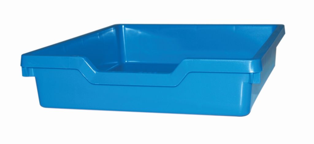 Plastová zásuvka N1 SINGLE - modrá Gratnells