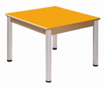 Stůl 80 x 80 cm / výškově stavitelné nohy 58 - 76 cm