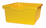 Plastová zásuvka N2 DOUBLE - žlutá