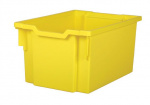 Plastic tray EXTRA DEEP - yellow