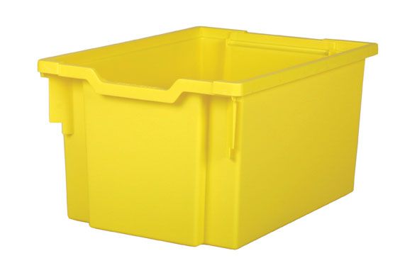 Plastová zásuvka EXTRA DEEP - žlutá Gratnells