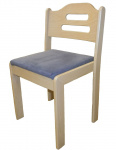 Židle stohovatelná - čalouněný sedák