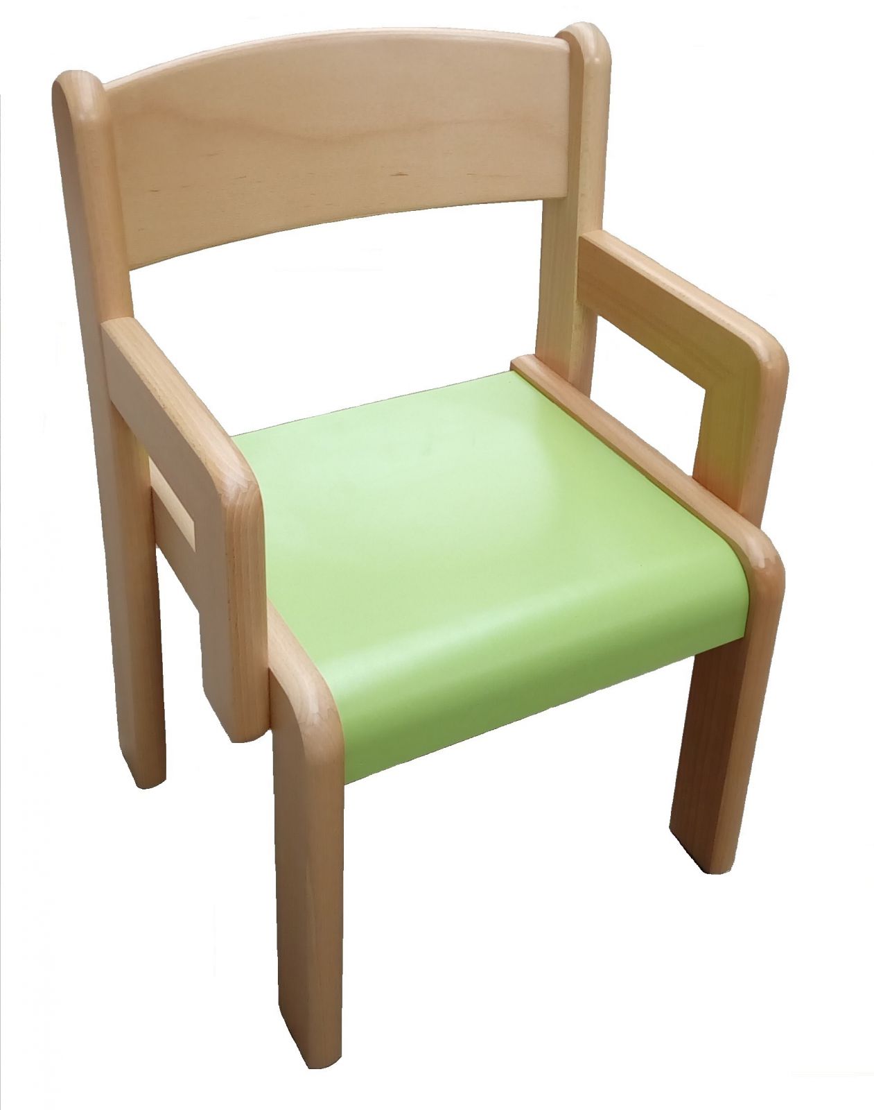 Stolička s podrúčkami VIGO - farebný umakartový sedák