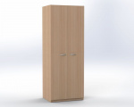 Kombinovaná skříň s dveřmi, 1 fixní police, hl. 60 cm, offiCe